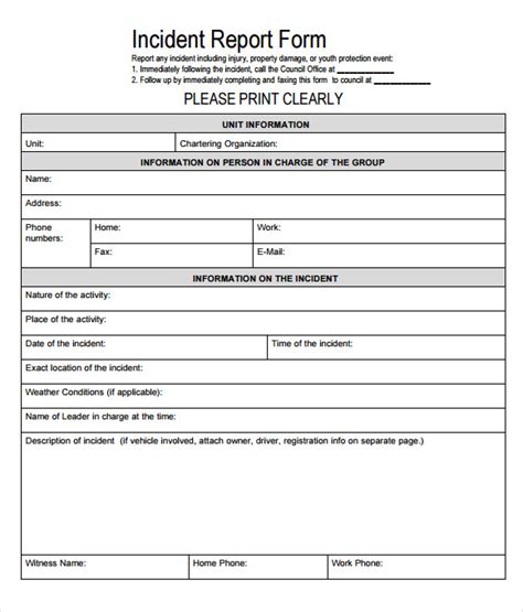 casino incident report